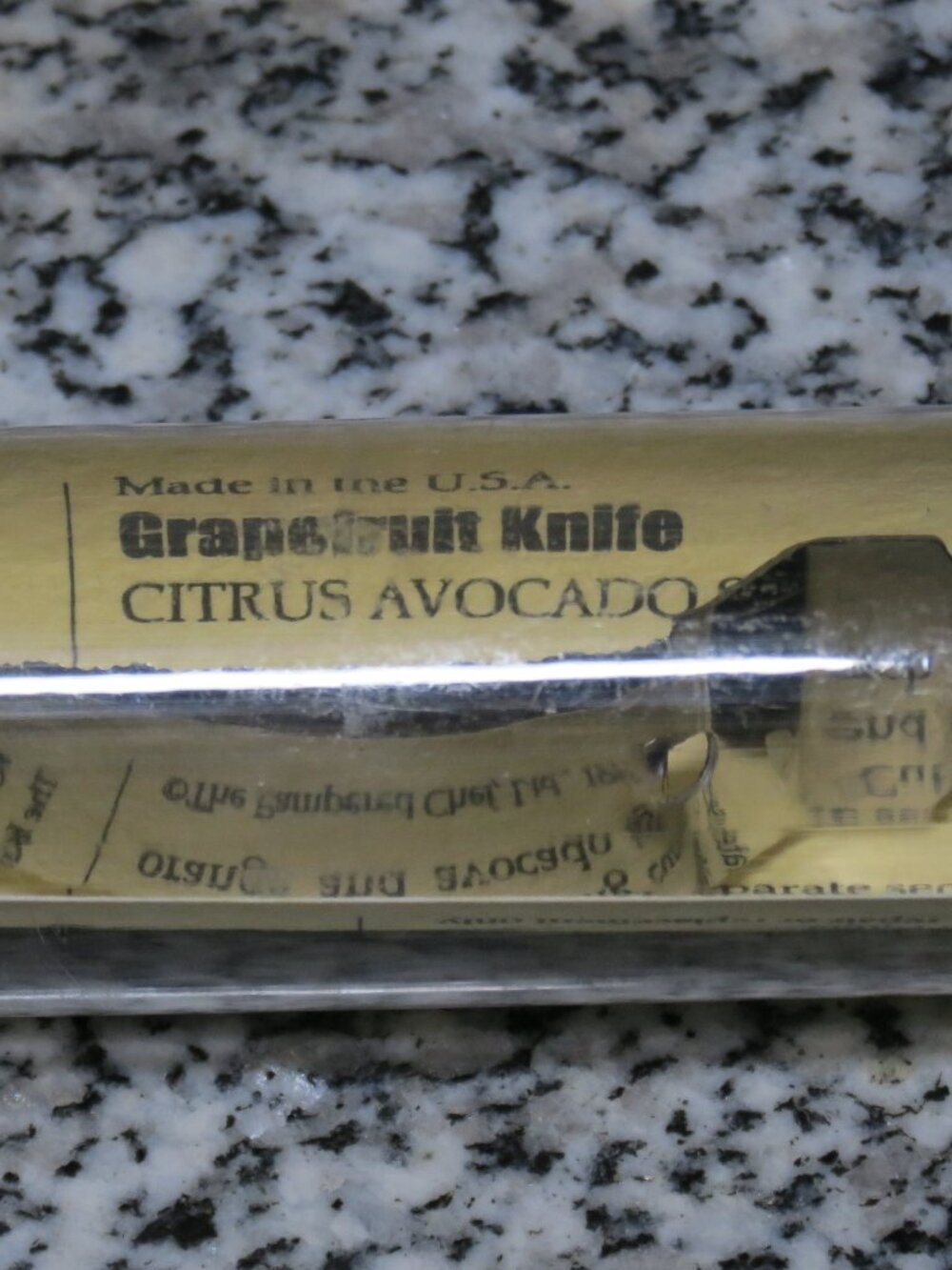 THE PAMPERED CHEF Grapefruit Knife #1265 In Tube Vintage Very Sharp NEW